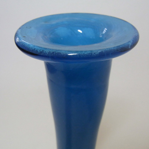 (image for) Ekenas Blue + Green Glass Vase Signed John-Orwar Lake - Click Image to Close