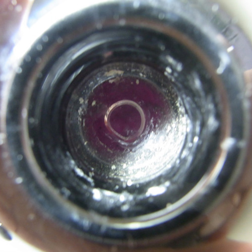 Eneryda Swedish Purple/Black Glass Candlesticks - Labelled - Click Image to Close