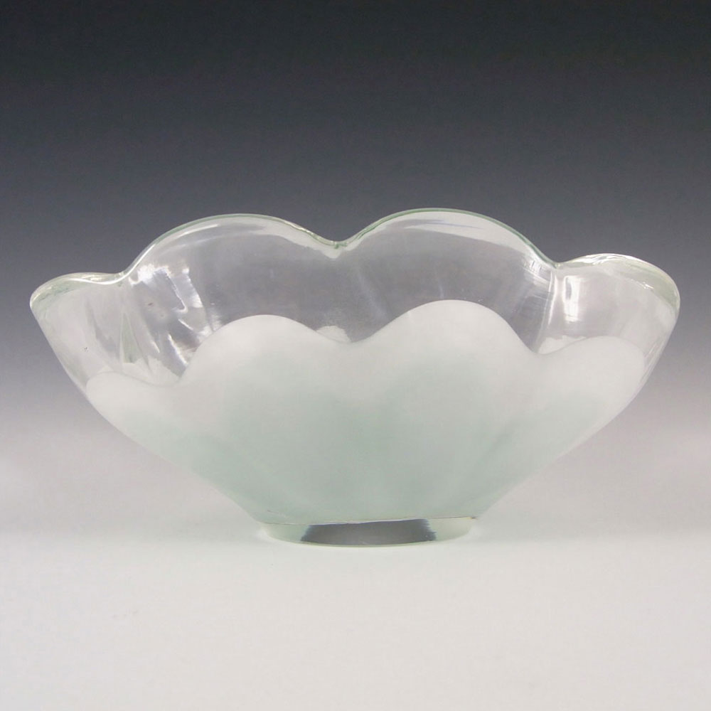 (image for) Flygsfors Coquille Glass Bowl by Paul Kedelv - Signed - Click Image to Close