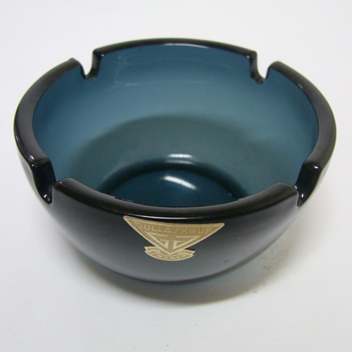 (image for) Gullaskruf Smoky Blue Swedish Glass Bowl - Labelled - Click Image to Close
