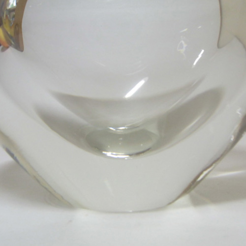 Holmegaard #15734 Per Lutken Clear Glass 'Minuet' Vase - Signed - Click Image to Close