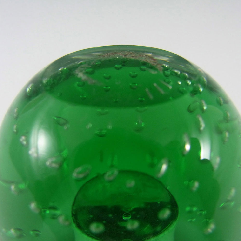 (image for) Holmegaard Green Glass 'Bubbles' Candlestick - Labelled - Click Image to Close