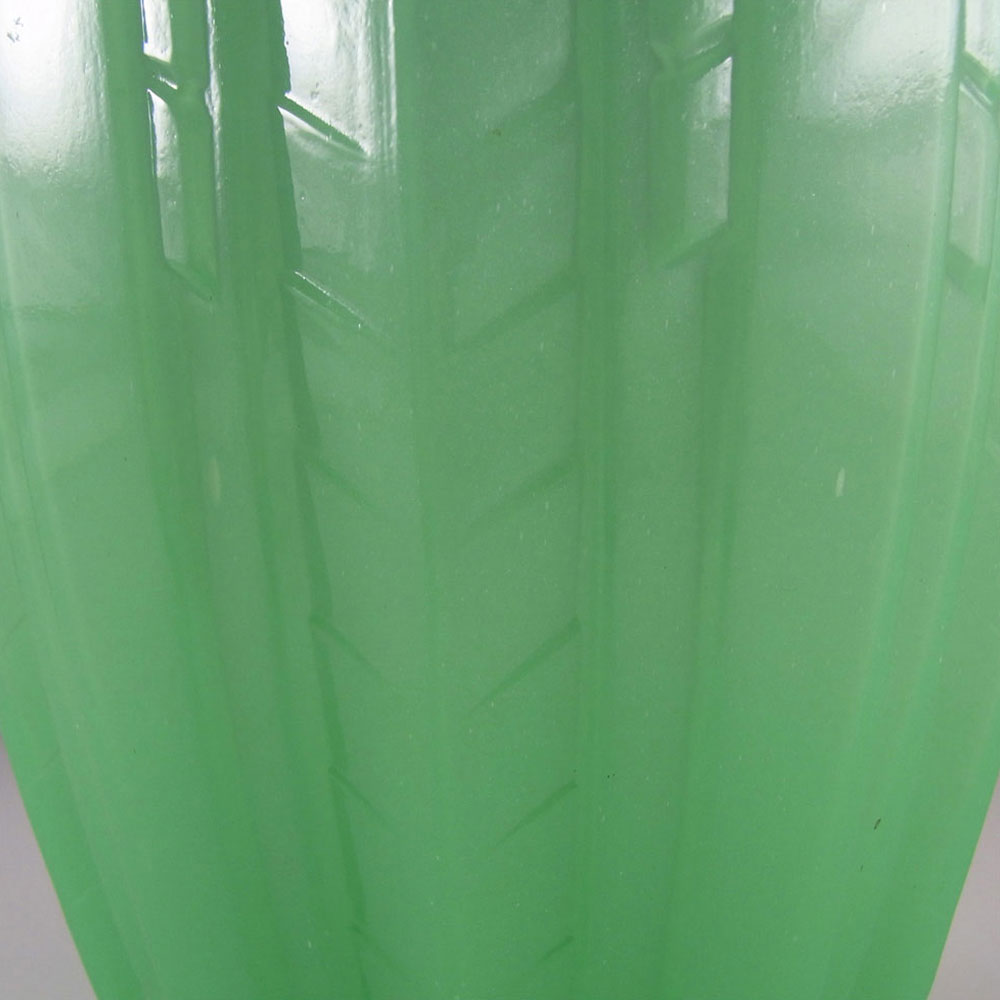 (image for) Jobling #B1 RARE 1930's Art Deco Uranium Glass 'Lambton' Vase - Click Image to Close