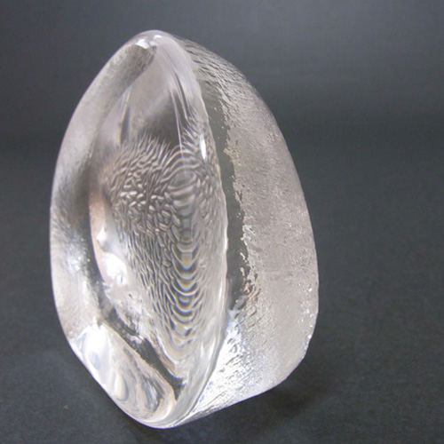Mats Jonasson #3366 Glass Hedgehog Paperweight - Signed - Click Image to Close