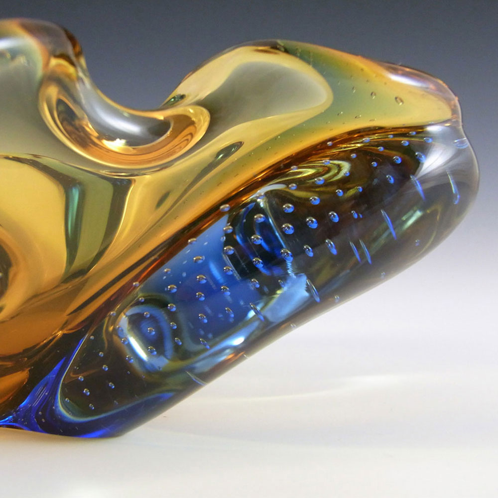 Mstisov Czech Glass Pizzicato Bowl by Hana Machovská - Click Image to Close