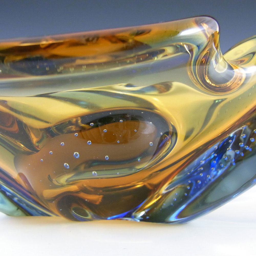 Mstisov Czech Glass Pizzicato Bowl by Hana Machovská - Click Image to Close