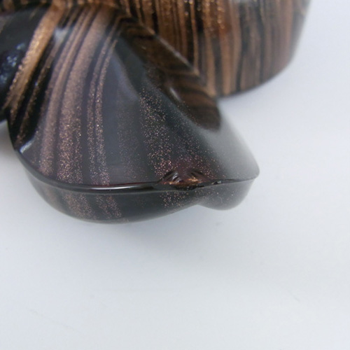 (image for) V Nason & C Murano Aventurine Glass Bowl - Labelled - Click Image to Close