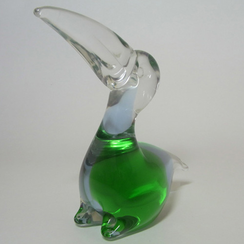 (image for) FM Konstglas/Ronneby Swedish Neodymium Glass Bird/Toucan - Click Image to Close
