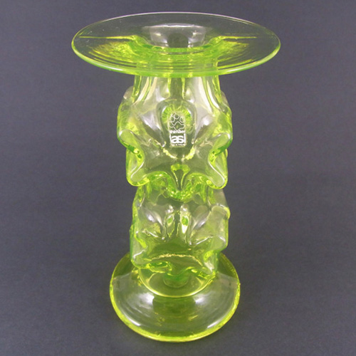 (image for) Riihimaki #1966 Erkkitapio Siiroinen Glass Kasperi Vase - Click Image to Close