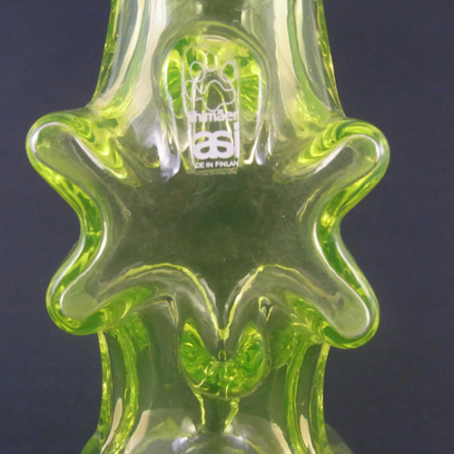 (image for) Riihimaki #1966 Erkkitapio Siiroinen Glass Kasperi Vase - Click Image to Close