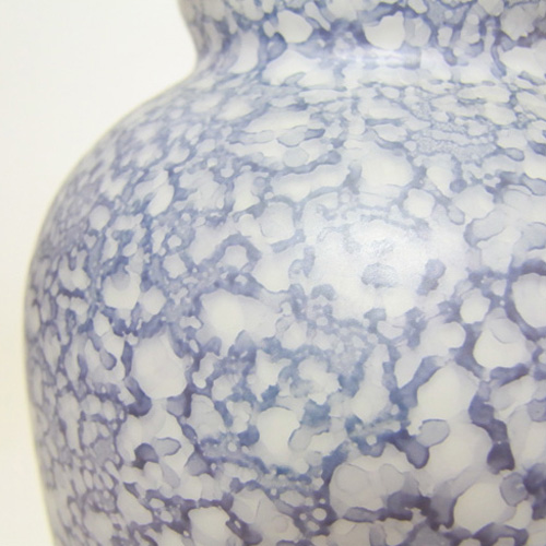 (image for) Royal Brierley Blue Glass 'Studio' Vase - Labelled - Click Image to Close