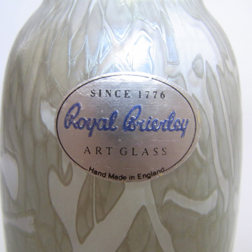 (image for) Royal Brierley Silver Glass 'Studio' Vase - Labelled - Click Image to Close