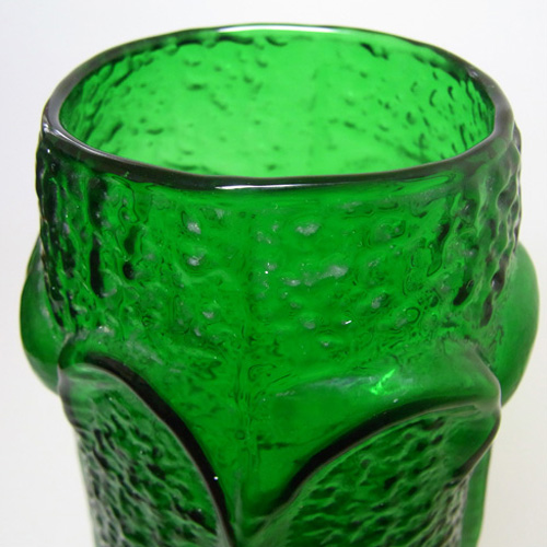 (image for) Stelvia Italian Green Glass Antiqua Vase by Wayne Husted - Click Image to Close