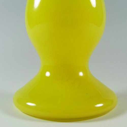 (image for) Czech/Bohemian 1930's Yellow & Black Tango Glass Vase - Click Image to Close