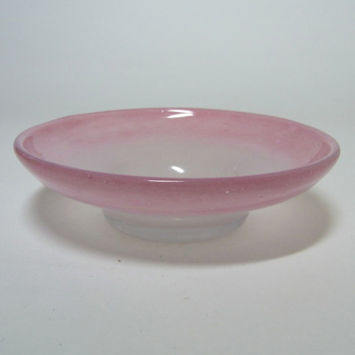 (image for) Vasart Signed Scottish Pink Mottled Glass Bowl B002 - Click Image to Close