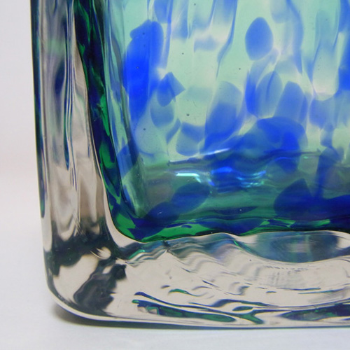 Wedgwood/Stennett-Willson Glass Speckled Vase - Marked - Click Image to Close