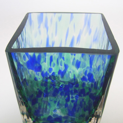 (image for) Wedgwood/Stennett-Willson Glass Speckled Vase - Marked - Click Image to Close