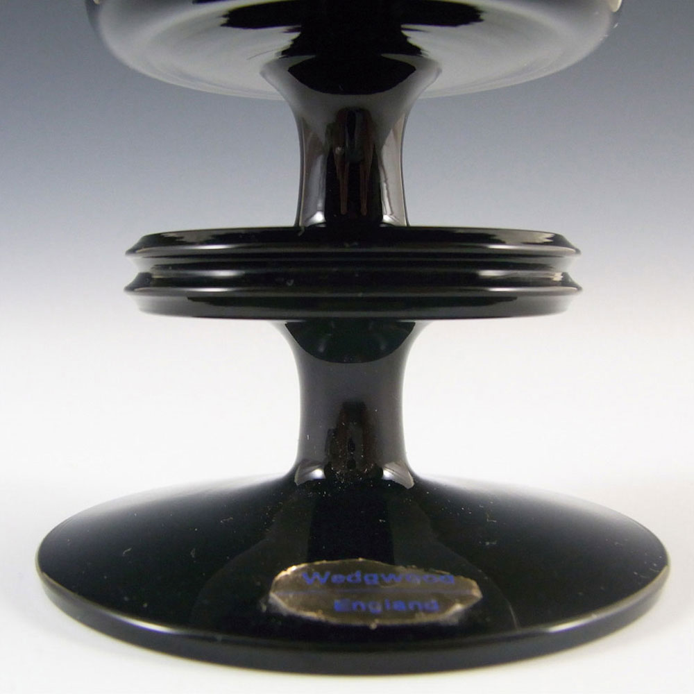 MARKED Wedgwood Amethyst Glass Sheringham Candlestick RSW13/1 - Click Image to Close