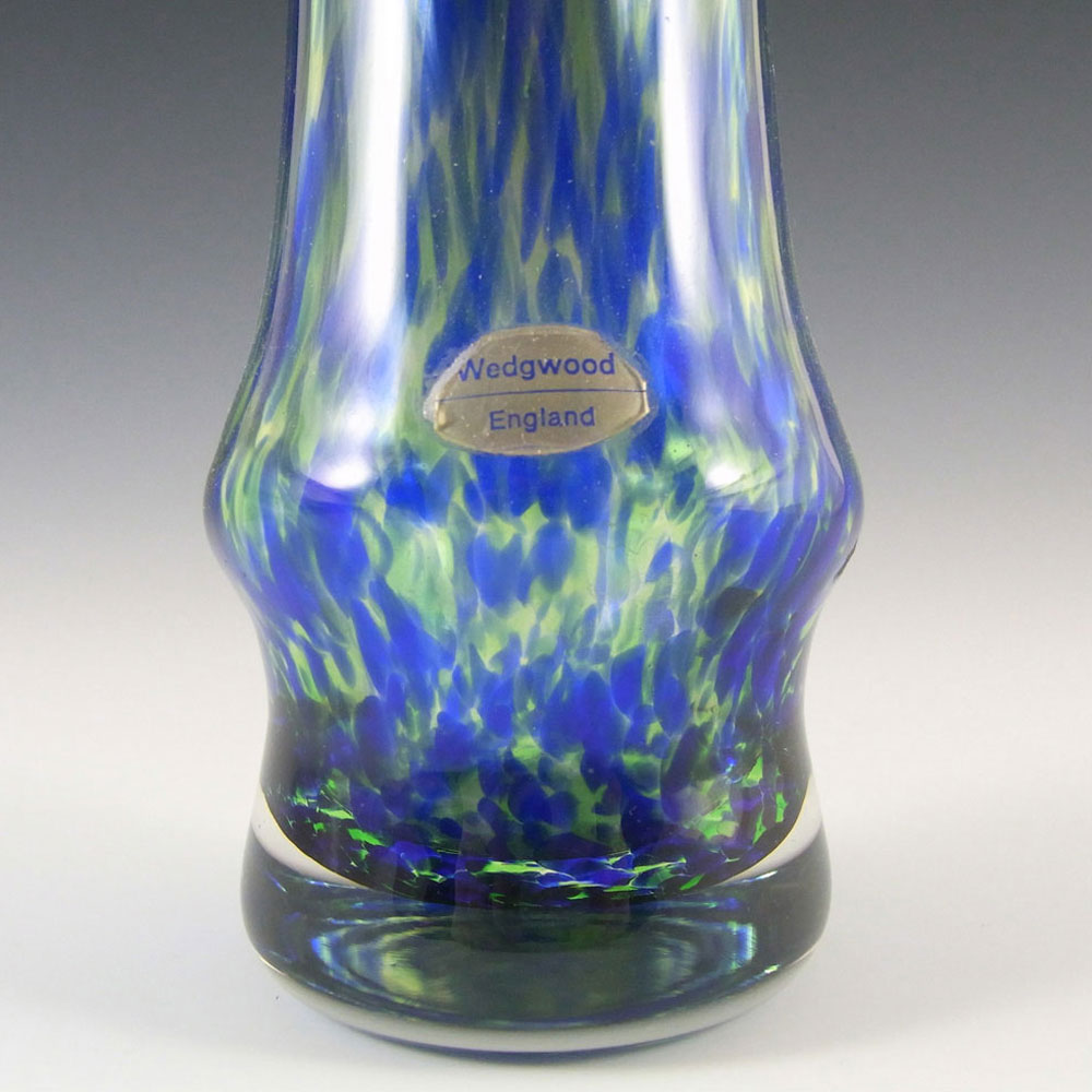 (image for) Wedgwood/Stennett-Willson Glass Speckled Vase - Label - Click Image to Close