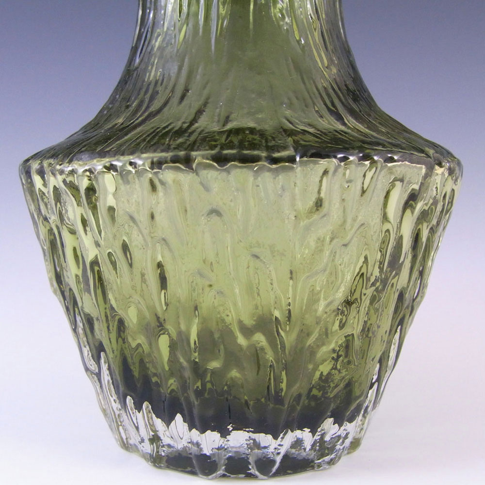 (image for) Whitefriars #9832 Baxter Sage Green Glass Pot Bellied Vase - Click Image to Close