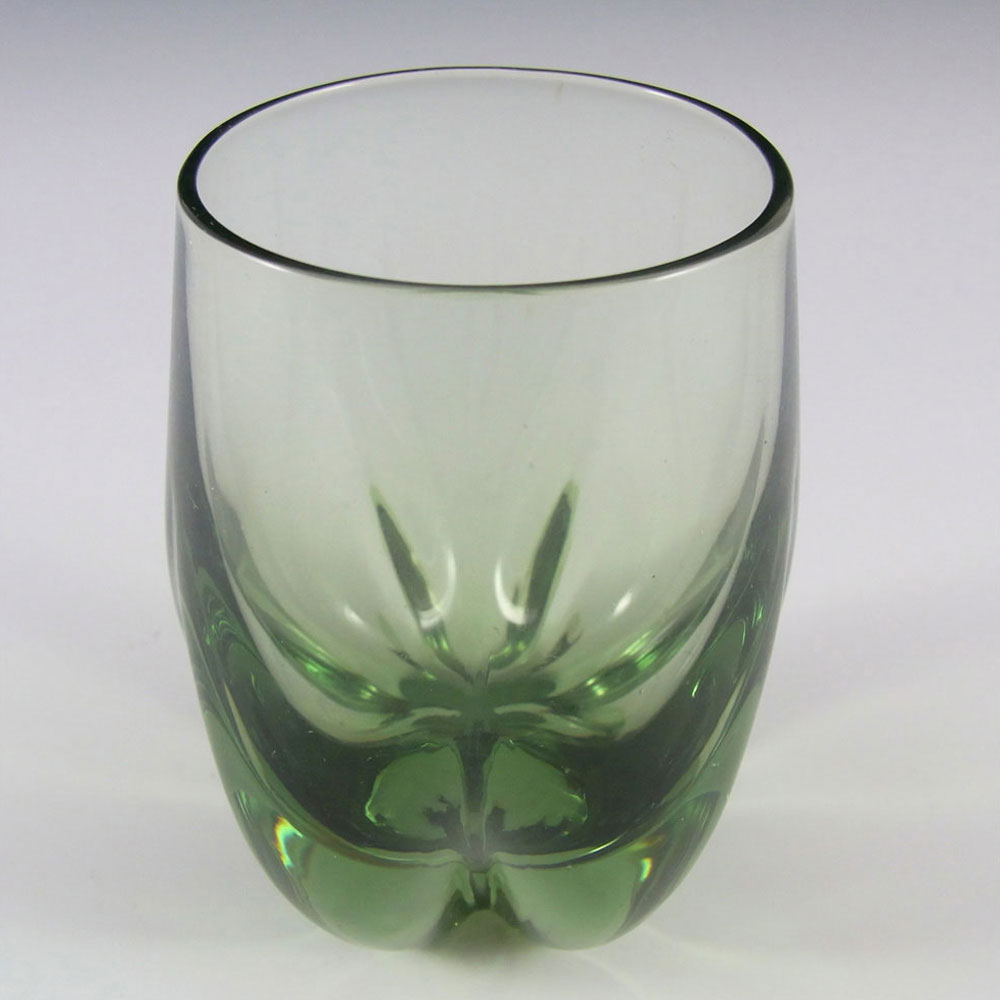 (image for) Whitefriars #9392 Sea Green Glass Lobed Vase - Click Image to Close