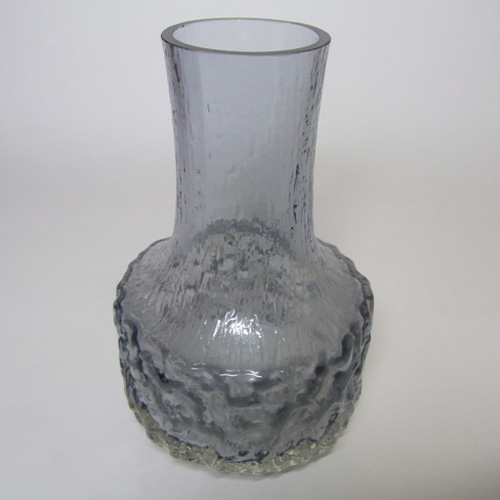 (image for) Whitefriars #9818 Baxter Pewter Glass Textured Mallet Vase - Click Image to Close