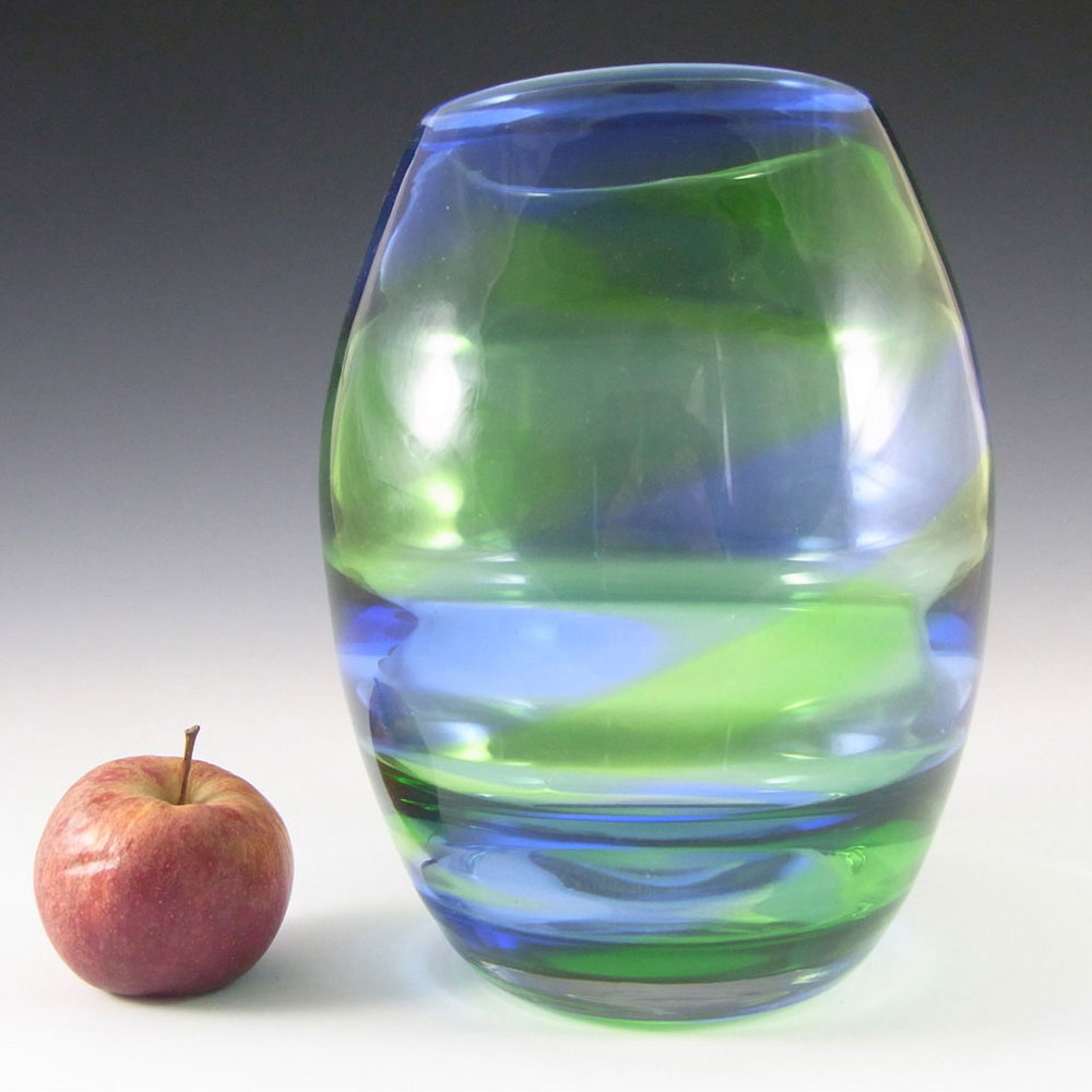 Stevens + Williams/Royal Brierley Glass 'Rainbow' Vase - Click Image to Close