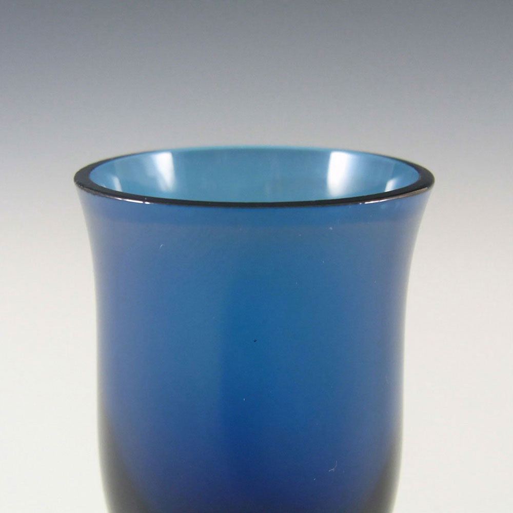 (image for) Afors Pair of Swedish Blue Glass Vases - Labelled - Click Image to Close