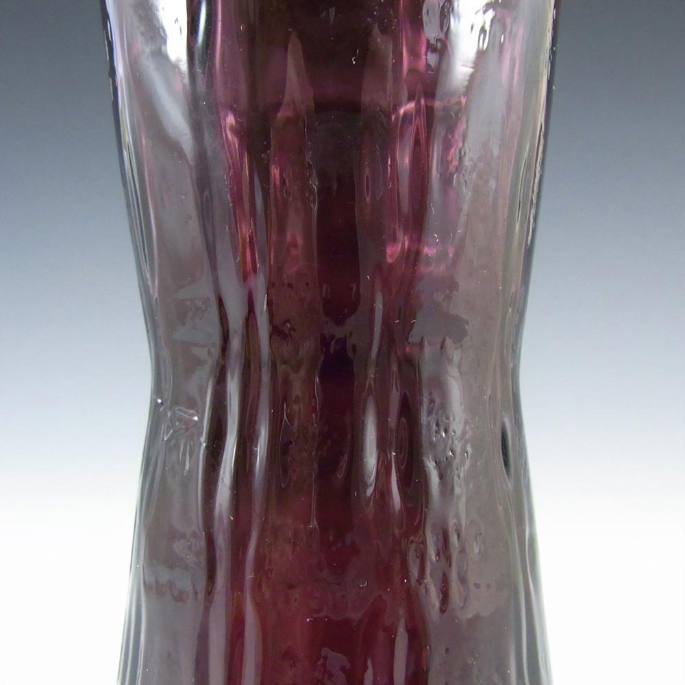 Alsterfors #AV422 Swedish / Scandinavian Purple Glass Vase - Click Image to Close