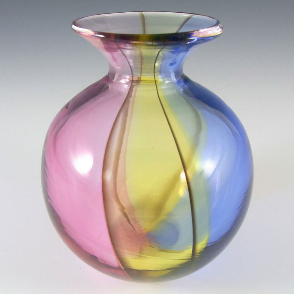 Archimede Seguso Murano 'Carnivale' Glass Vase - Signed - Click Image to Close