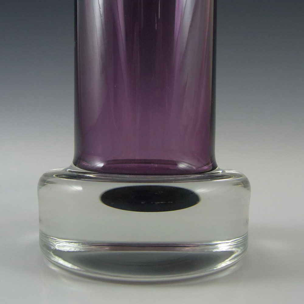 (image for) Alfred Taube German Purple Cased Glass Vase - Click Image to Close