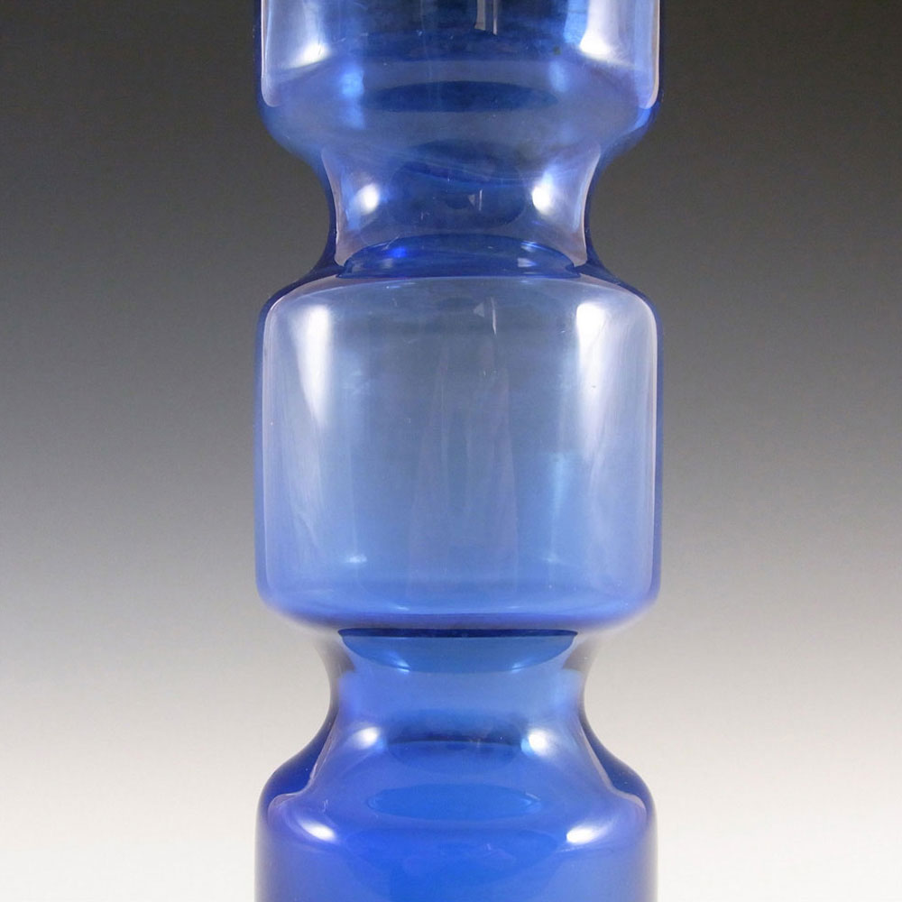 (image for) Aseda Swedish Blue Glass Vase by Bo Borgstrom #B5/605 - Click Image to Close