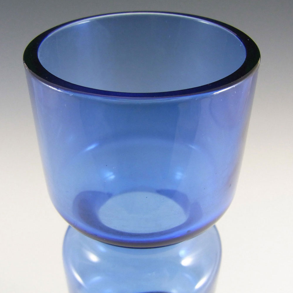 Aseda Swedish Blue Glass Vase by Bo Borgstrom #B5/605 - Click Image to Close
