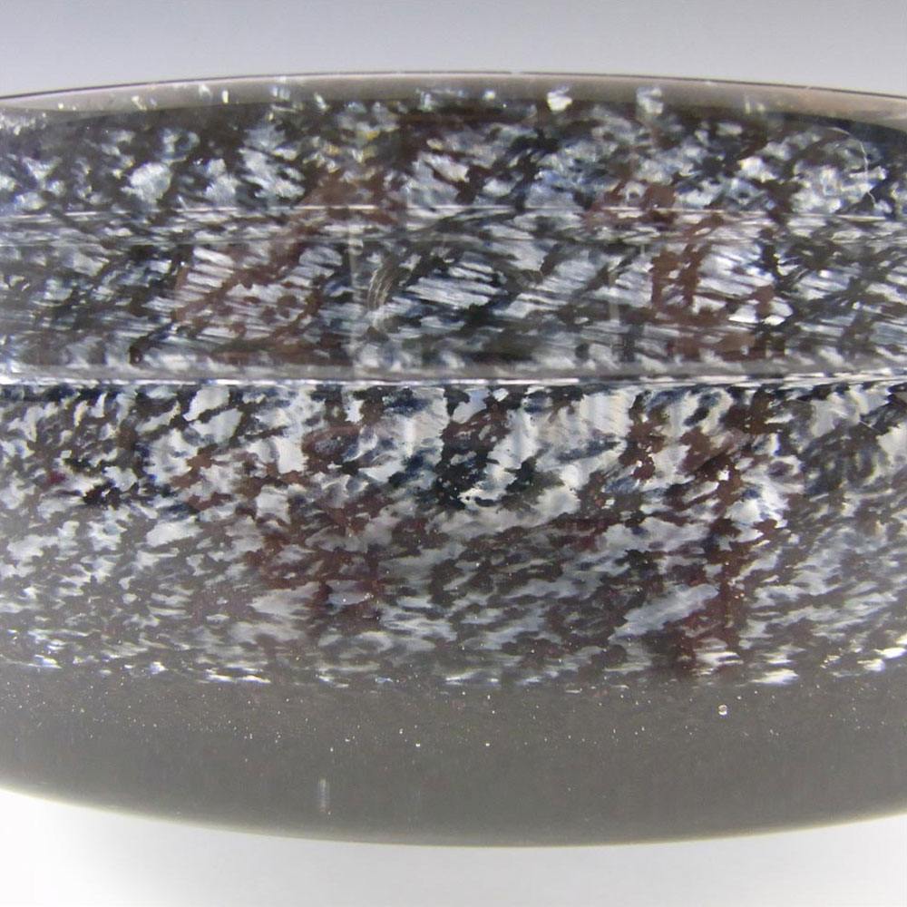 (image for) Aseda Swedish Grey Glass Bubble Bowl by Bo Borgstrom - Click Image to Close
