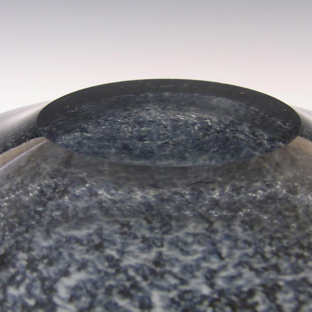 Aseda Swedish Grey Glass Bubble Bowl by Bo Borgstrom - Click Image to Close