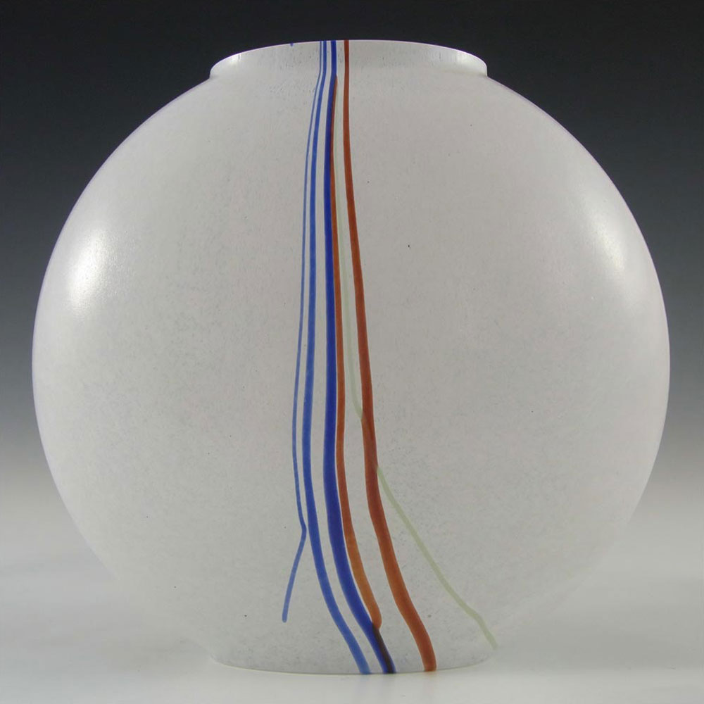 Kosta Boda Glass 'Rainbow' 5.5" Vase - Signed Bertil Vallien #48224 - Click Image to Close