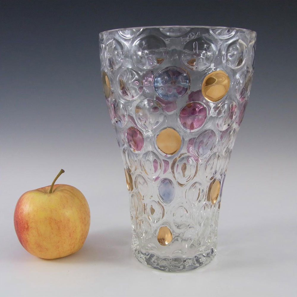 (image for) Borske Sklo Vintage Glass 'Nemo' Vase by Max Kannegiesser - Click Image to Close