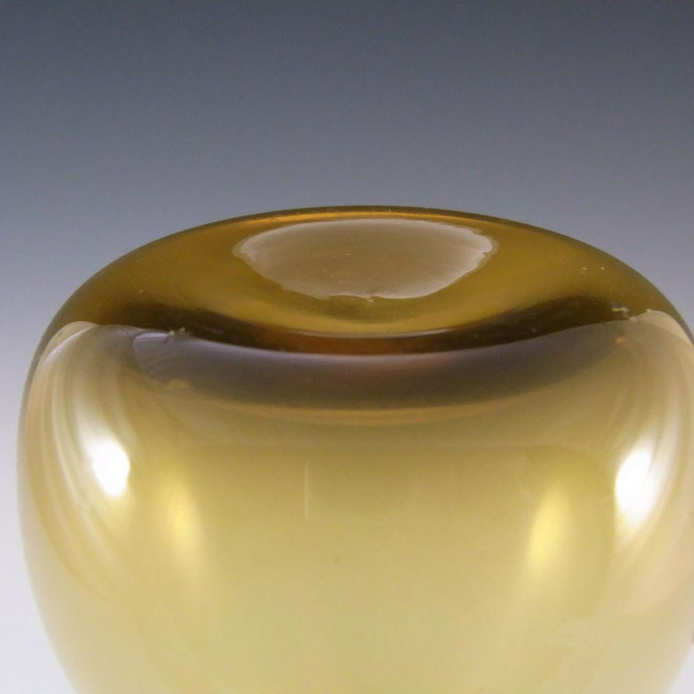(image for) Eneryda Swedish Amber Glass Bottle Vase - Labelled - Click Image to Close