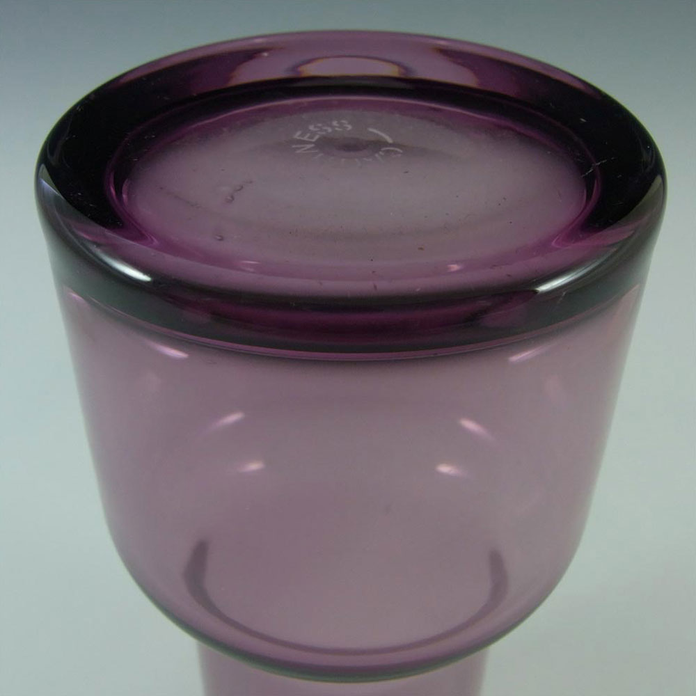 (image for) Caithness British Purple Cased Glass Vase - Marked - Click Image to Close