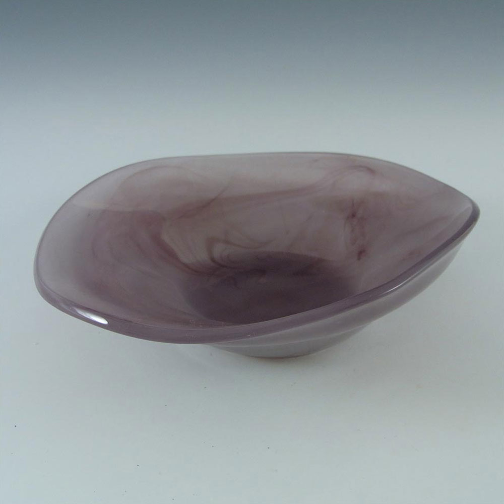 (image for) Sowerby British 1960's Purple Cloud Glass Bowl - Click Image to Close