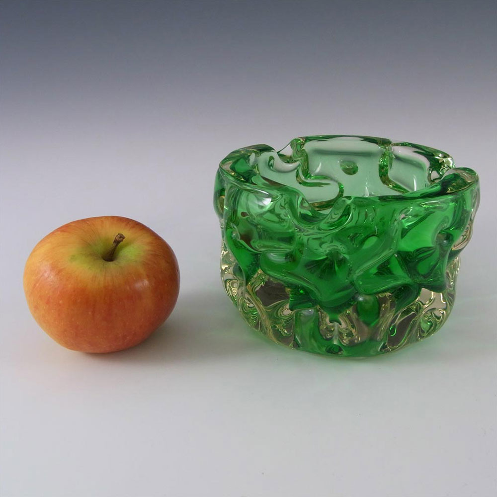 Czech Crystalex/Bor Glass Bowl by Pavel Hlava c. 1968 - Click Image to Close