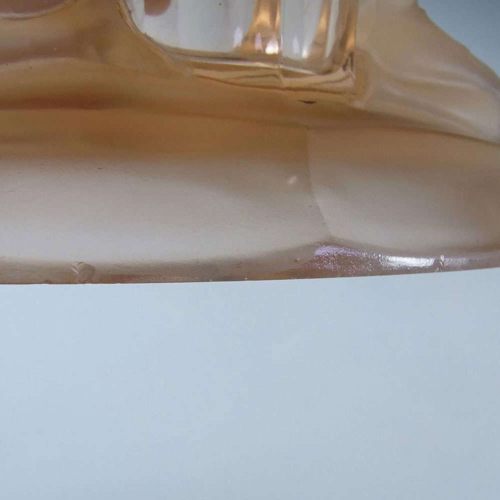 Walther & Söhne 1930's Art Deco Pink Glass 'Windsor' Vase - Click Image to Close