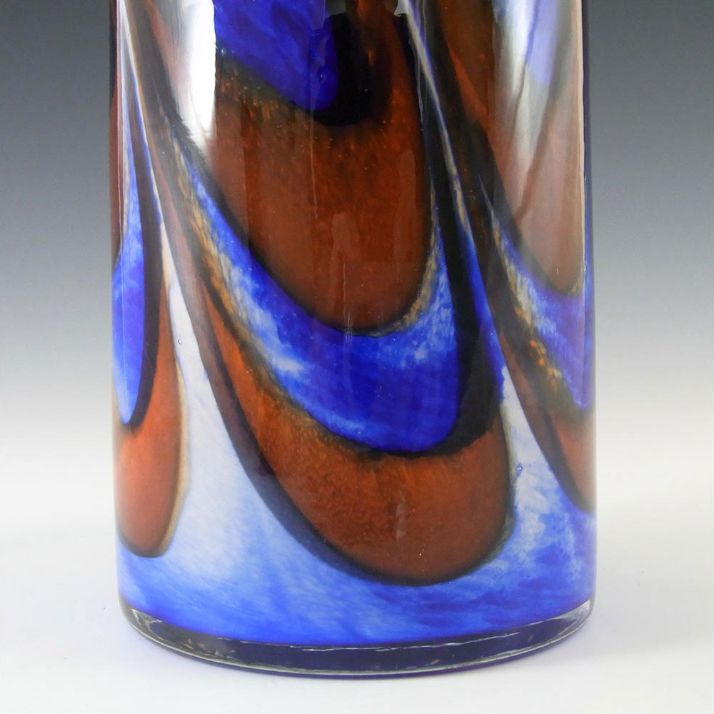 V.B. Opaline Florence Italian Empoli Glass Vase - Labelled - Click Image to Close