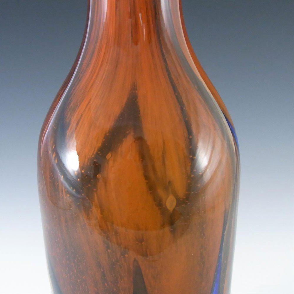 (image for) V.B. Opaline Florence Italian Empoli Glass Vase - Labelled - Click Image to Close