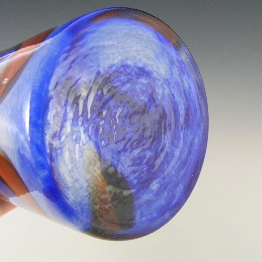 (image for) V.B. Opaline Florence Italian Empoli Glass Vase - Labelled - Click Image to Close