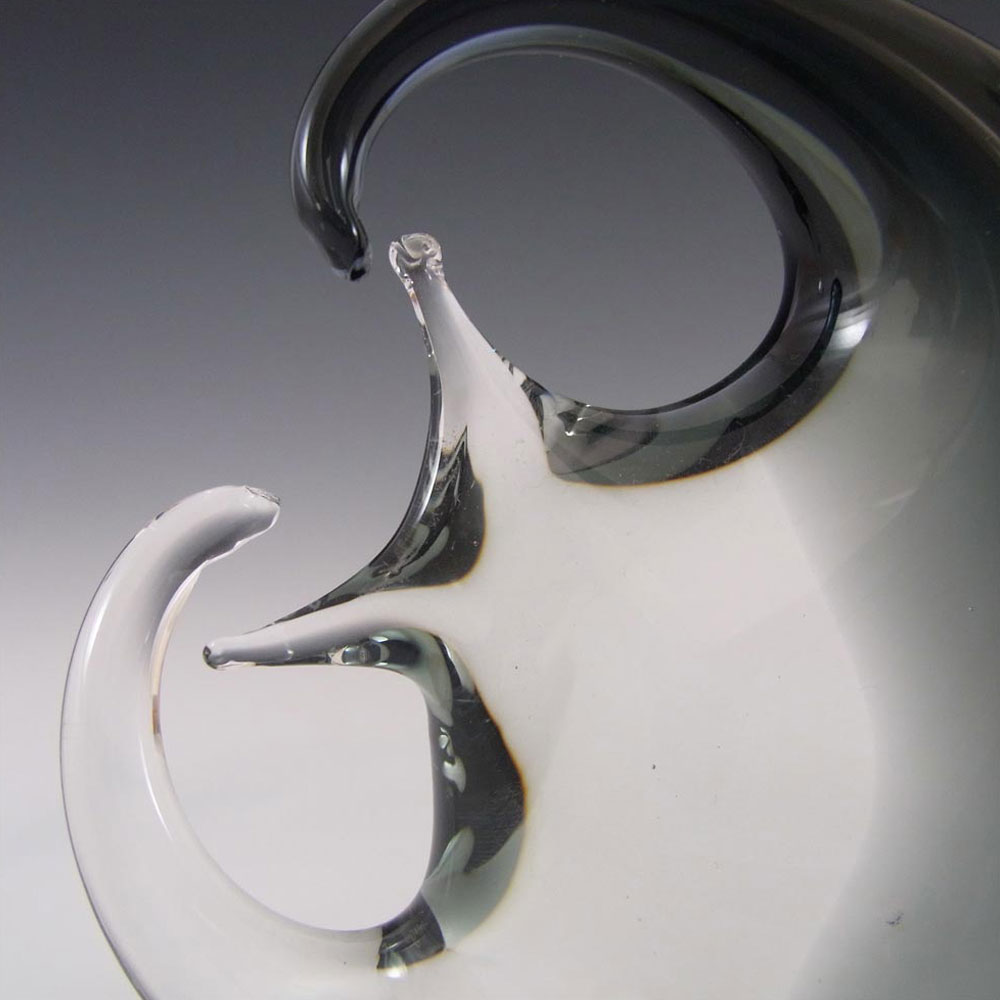 (image for) Franco Bottaro Signed Smoky Murano Glass Fish Sculpture - Click Image to Close