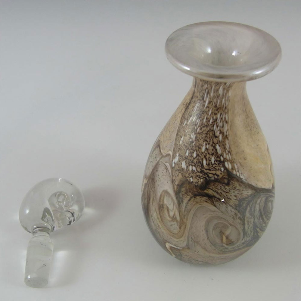 (image for) Gozo Maltese Glass 'Stone' Perfume/Scent Bottle - Signed - Click Image to Close