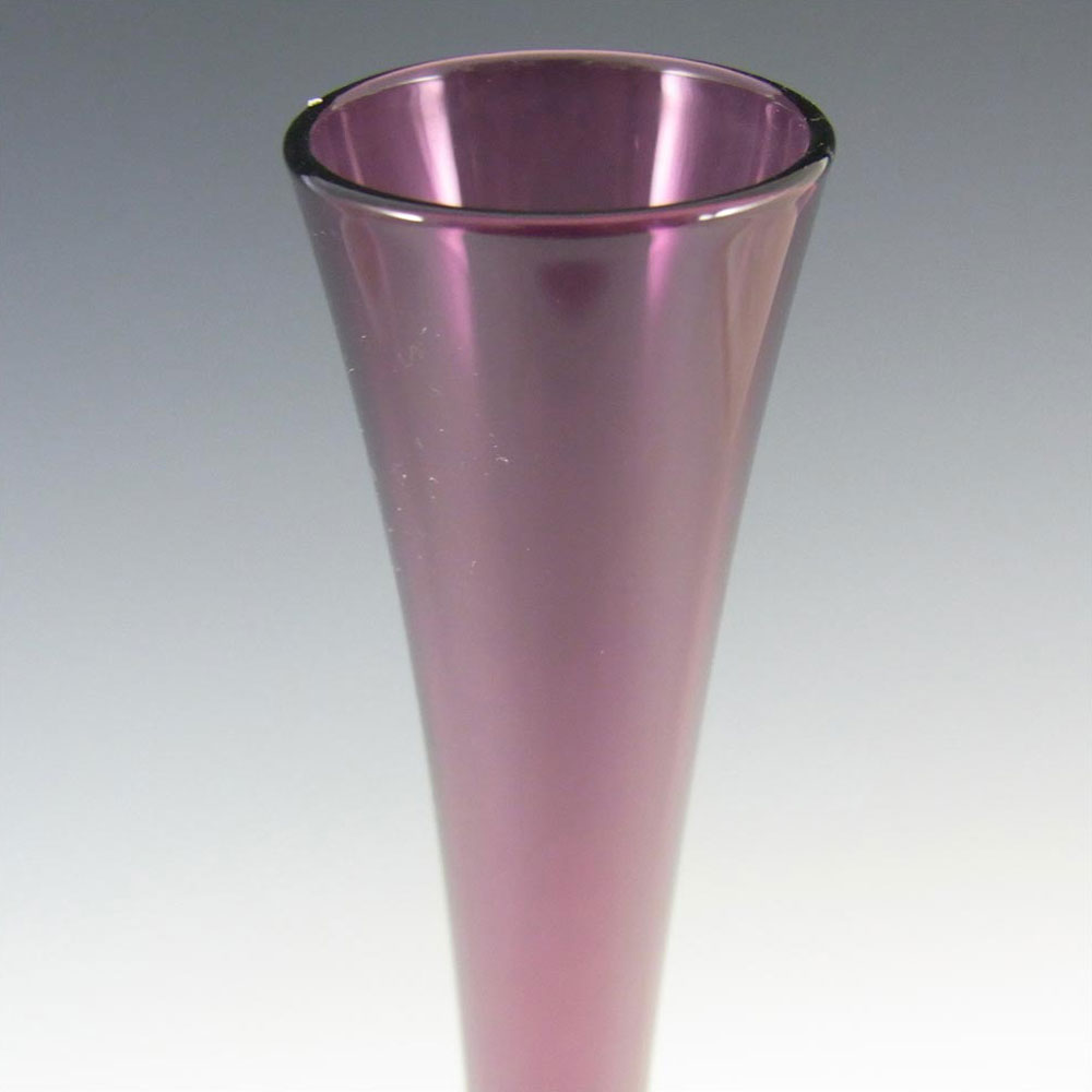 (image for) Gullaskruf Swedish Purple Glass Vase - Arthur Percy 1952 - Click Image to Close