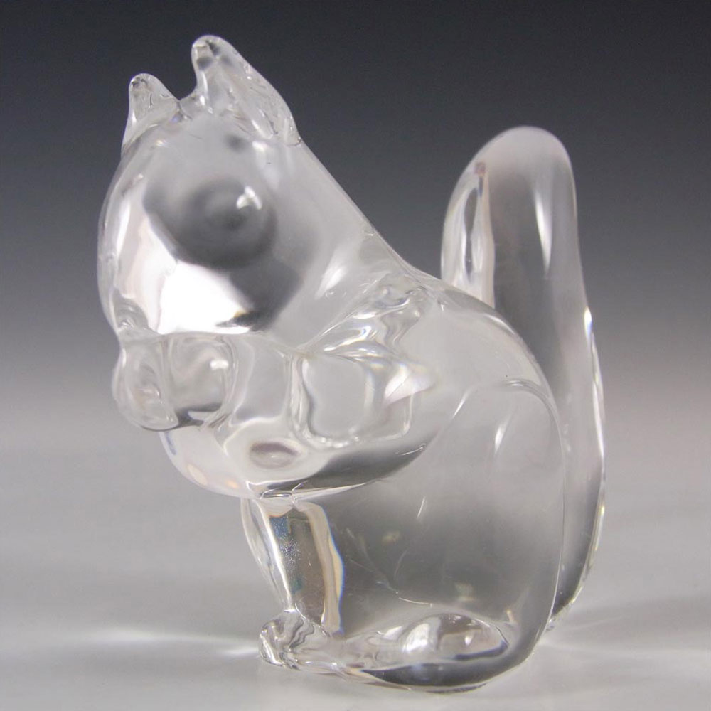 (image for) Hadeland Scandinavian Glass Squirrel Paperweight - Marked - Click Image to Close