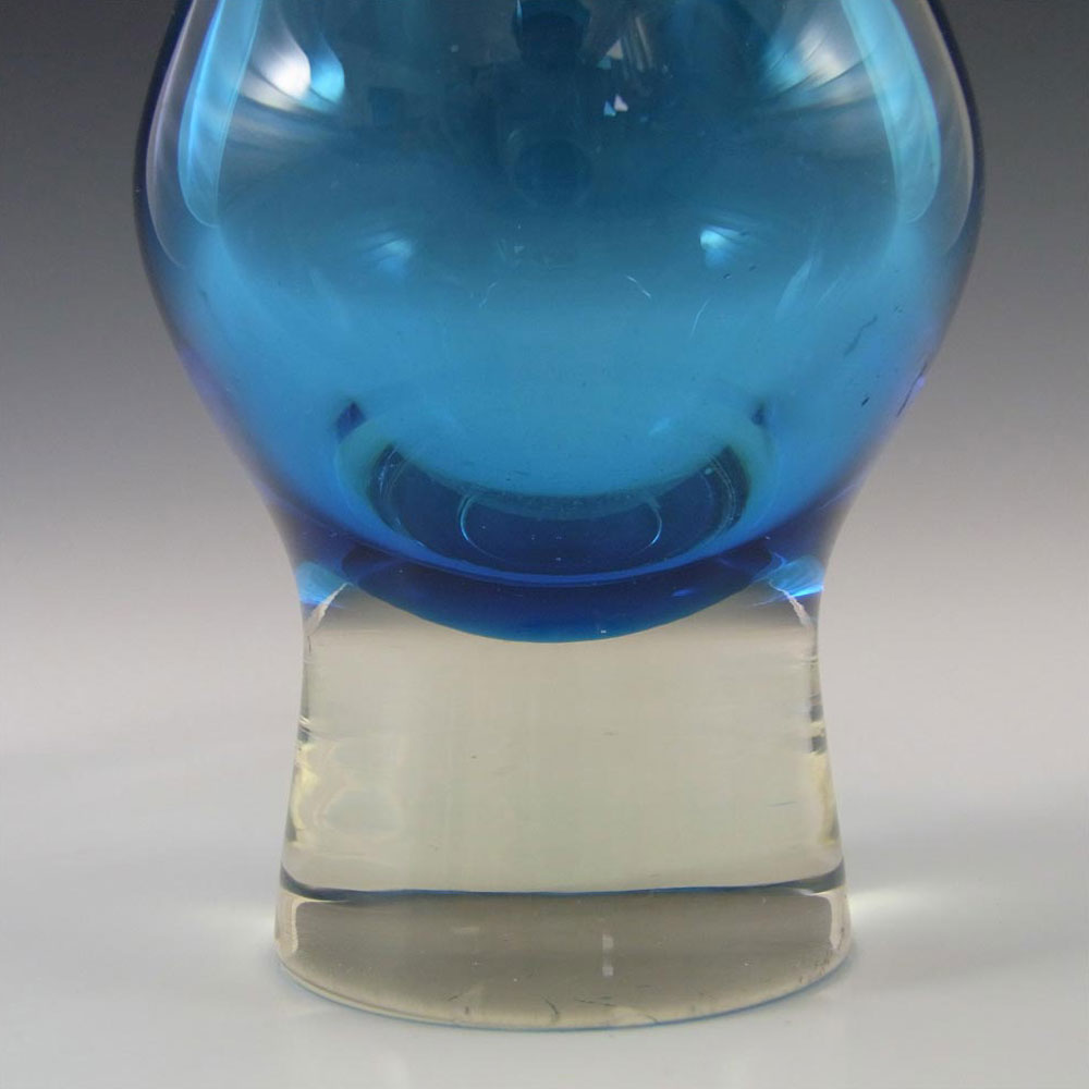 Harrachov Czech Blue Glass Vase by Milan Metelak - Click Image to Close